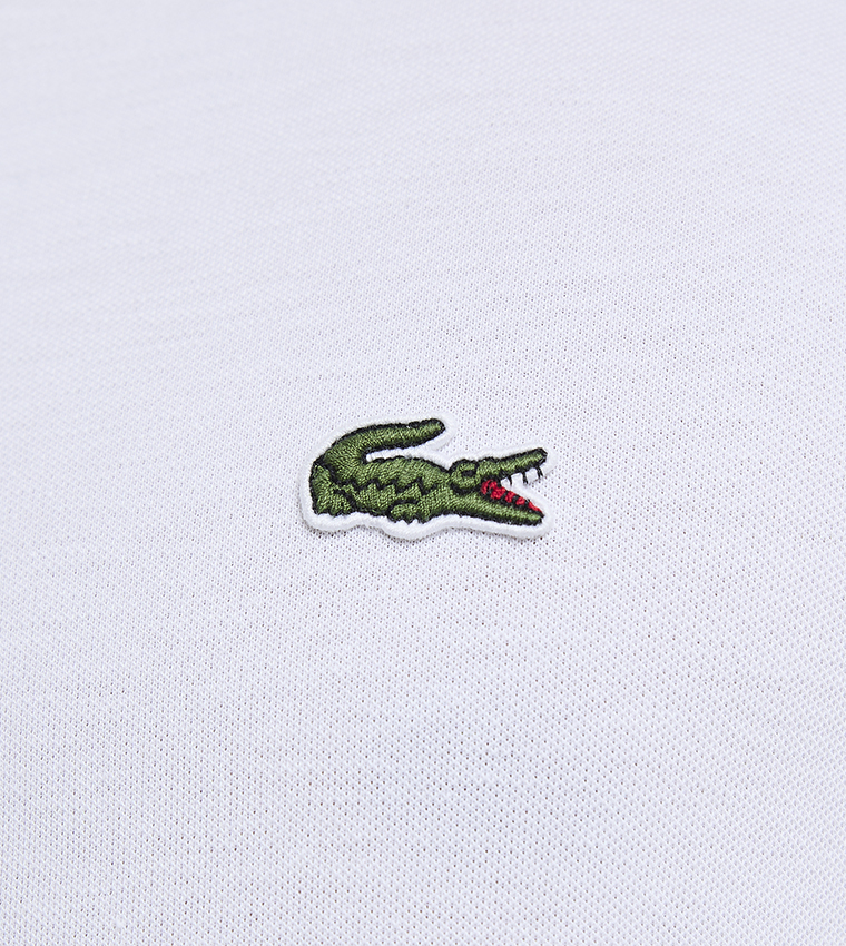Logo Detail Classic Stretch Piqué Polo T-Shirt