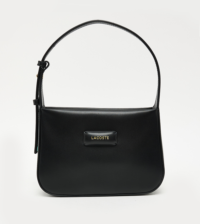 شنطة كتف بشعار وسحاب 