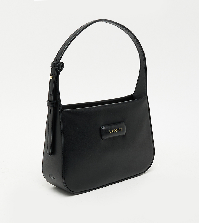 شنطة كتف بشعار وسحاب 