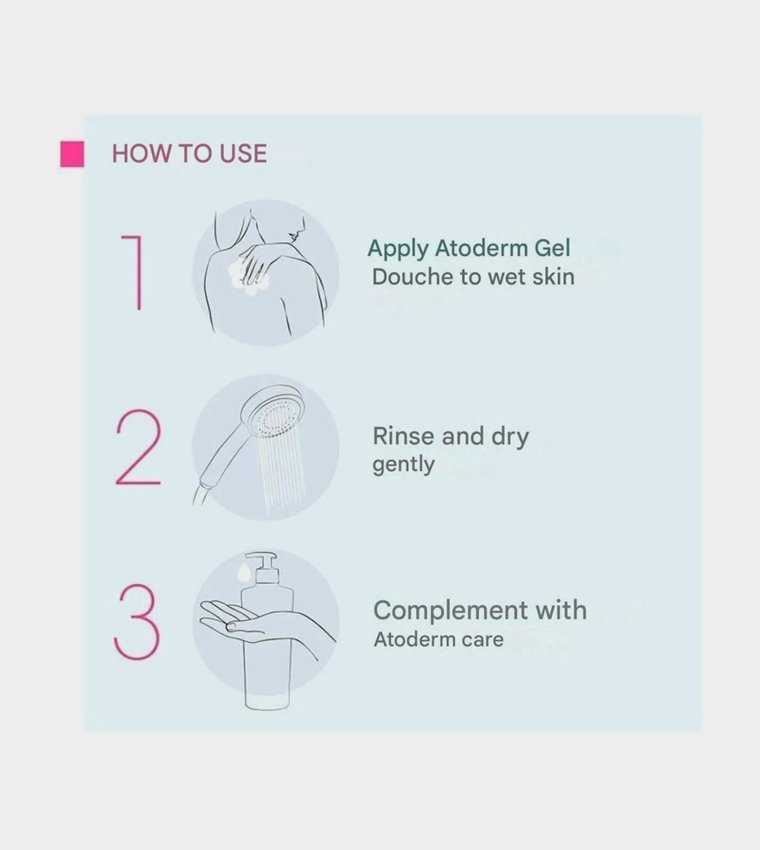 Atoderm Gel Douche Normal to Dry Skin, 500ml
