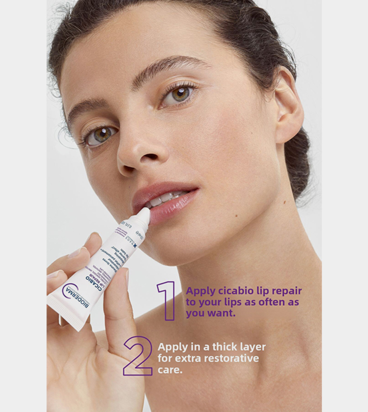 Cicabio Lip Repair Very Dry and Chapped Lip Repair Cream - Shea Butter, 10ml