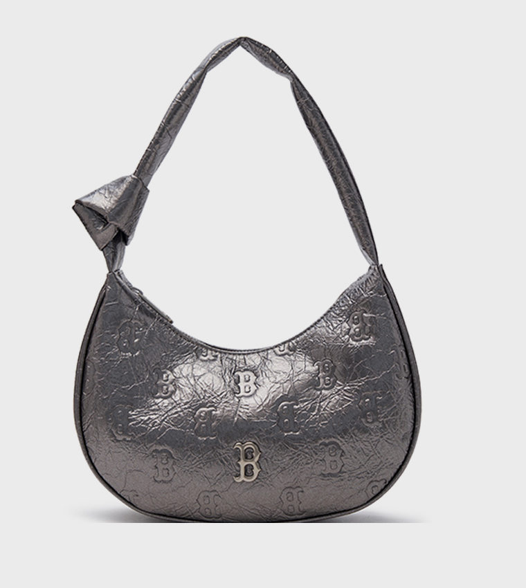 Monogram Debossed Shoulder Bag