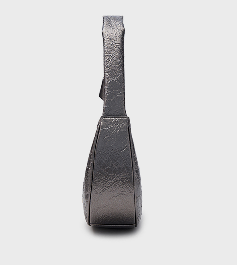 Monogram Debossed Shoulder Bag
