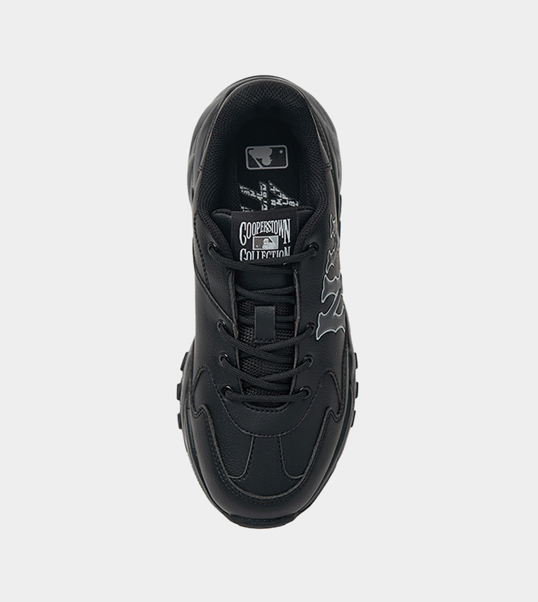 Round Toe Lace-Up Chunky Sneakers