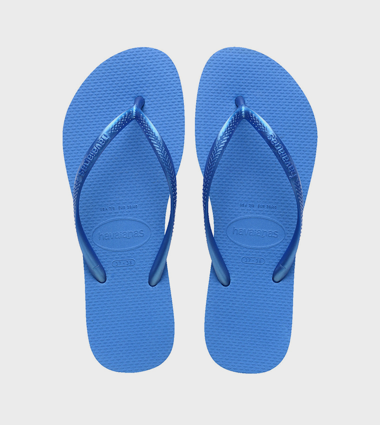Slim Textured Flip-Flops