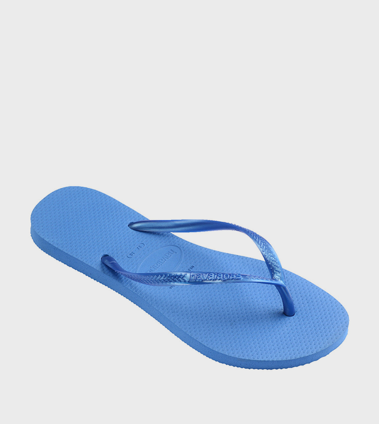 Slim Textured Flip-Flops