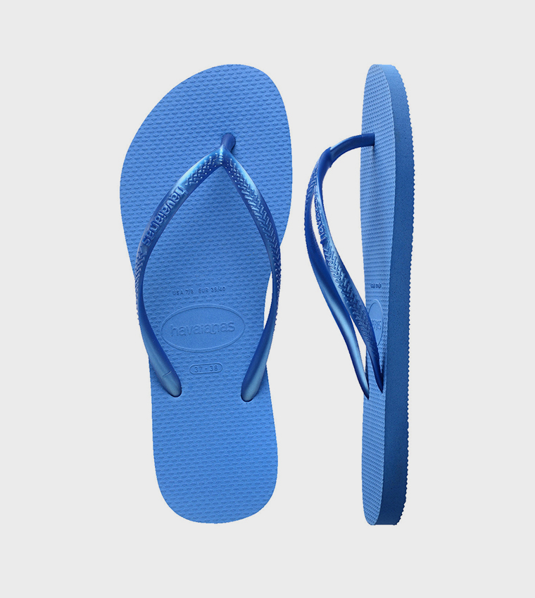 Slim Textured Flip-Flops