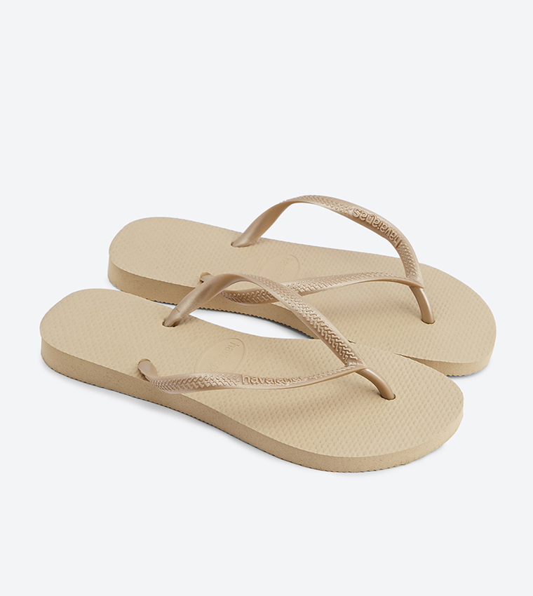Open Toe Flip Flops