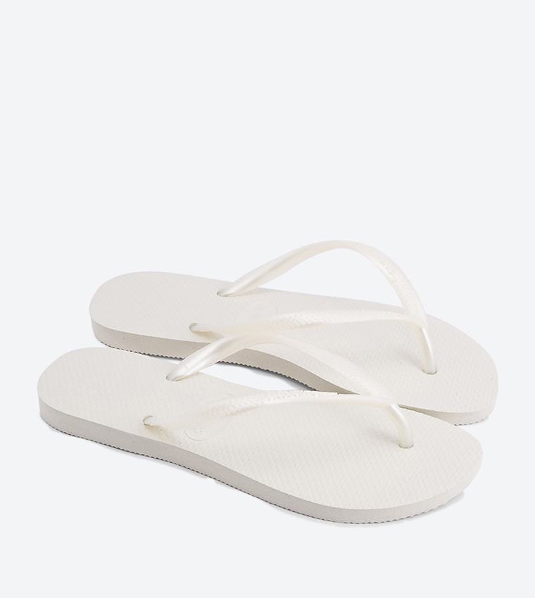 Open Toe Slim Flip-Flops