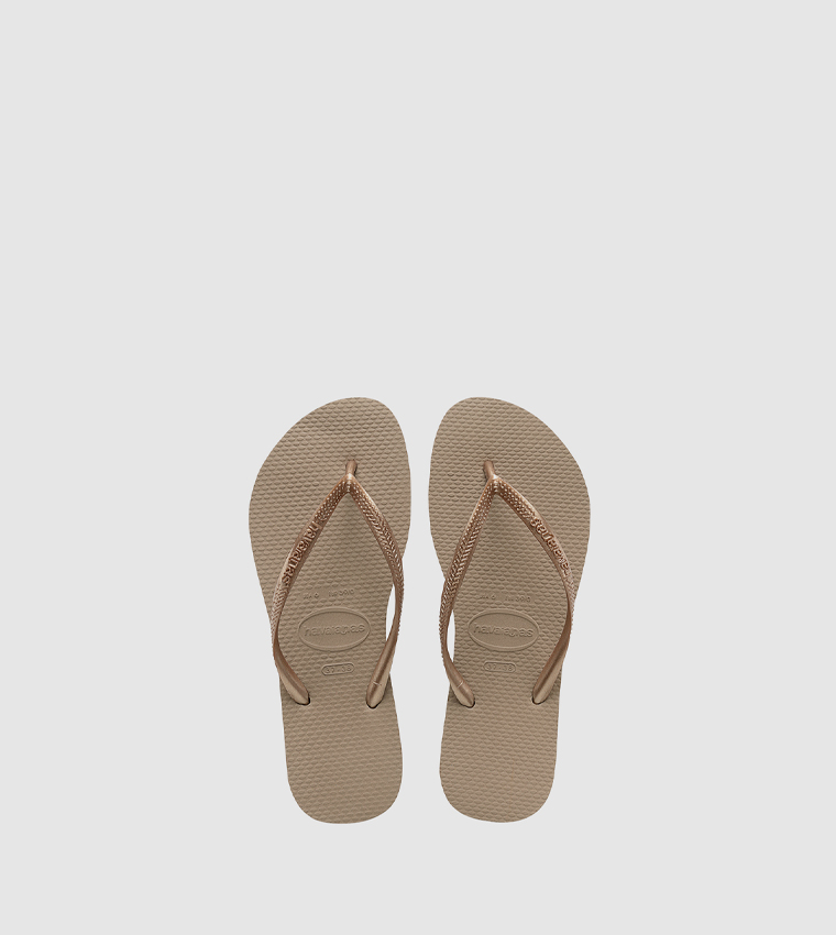 Slim Textured Flip-Flops