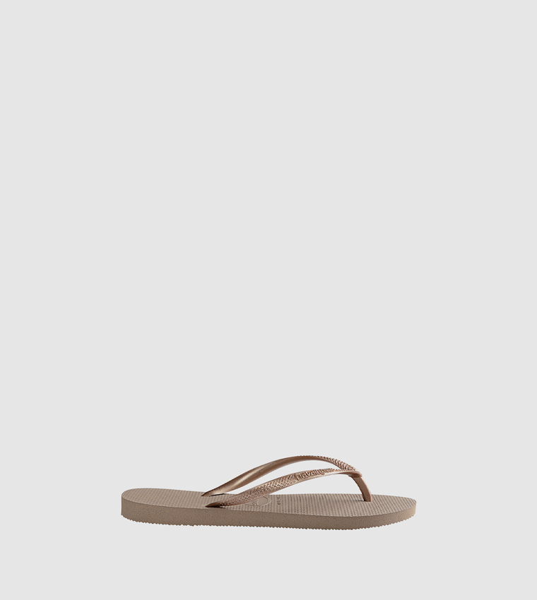 Slim Textured Flip-Flops