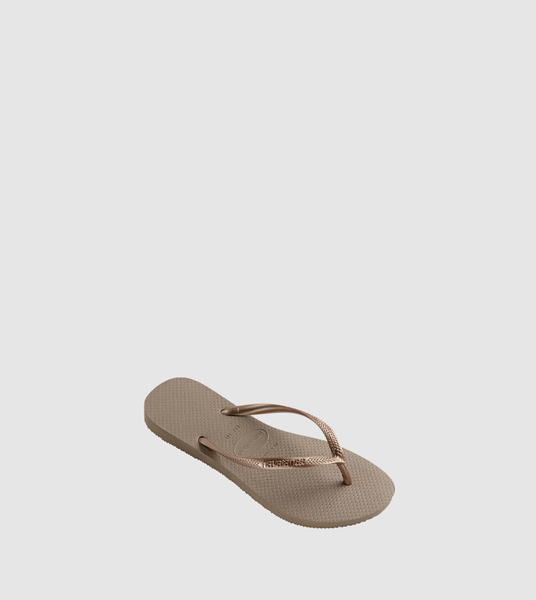 Slim Textured Flip-Flops