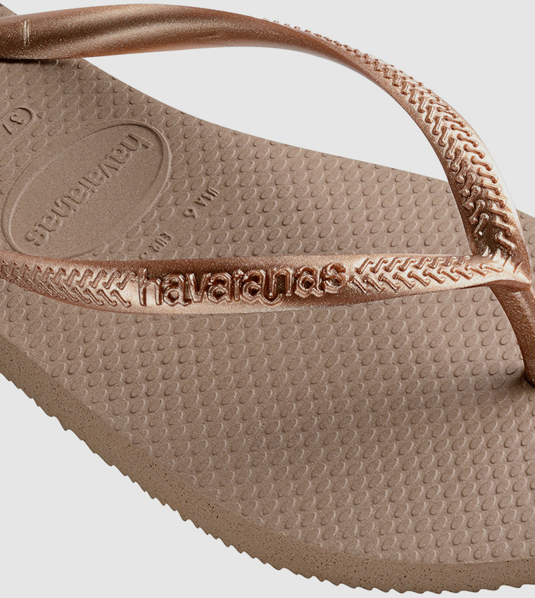 Slim Textured Flip-Flops