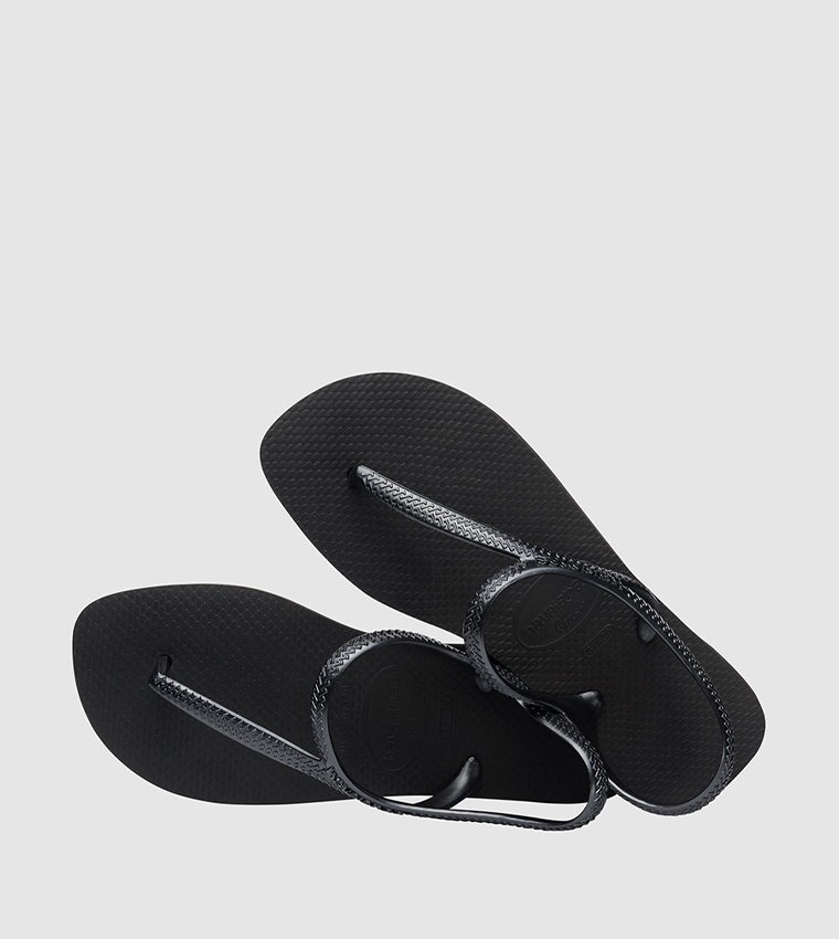 Havaianas  Flip-Flops - Black Flat Sandals