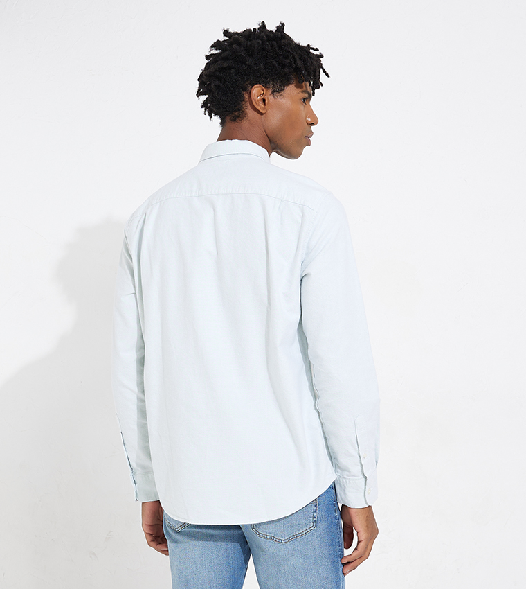 Classic Fit Button-Down Collar Oxford Shirt