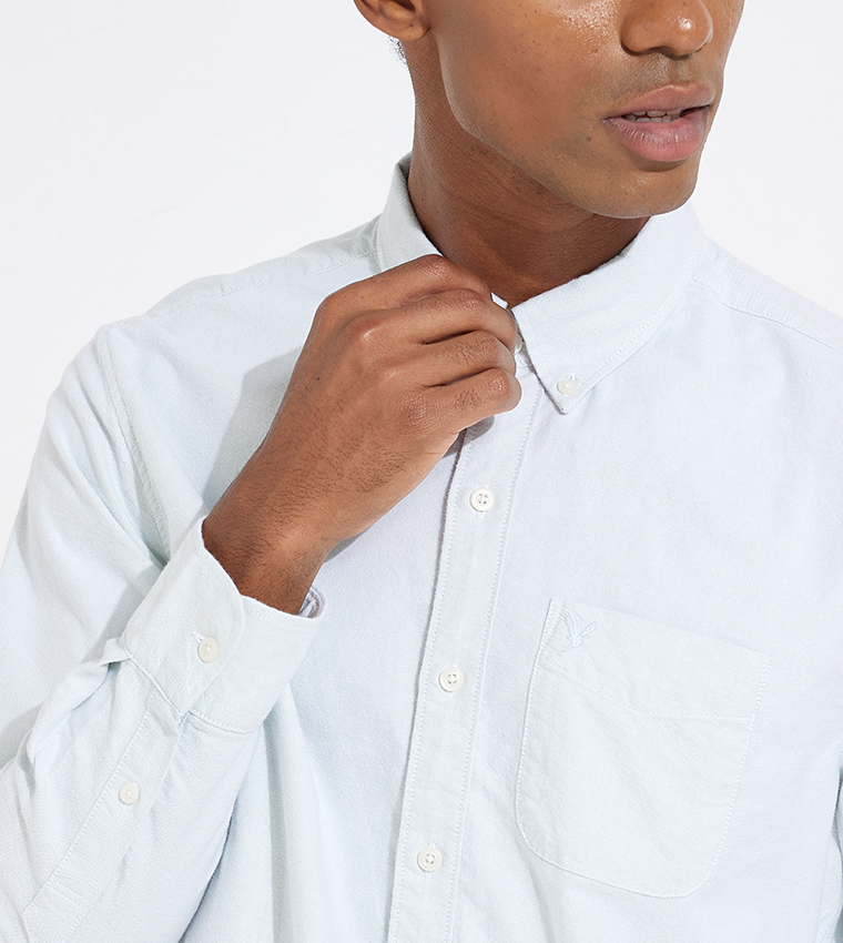 Classic Fit Button-Down Collar Oxford Shirt