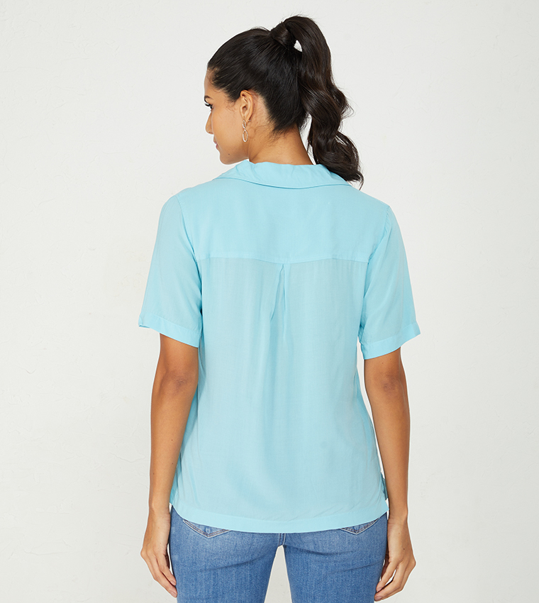 American Eagle  Shirts - Blue Shirts