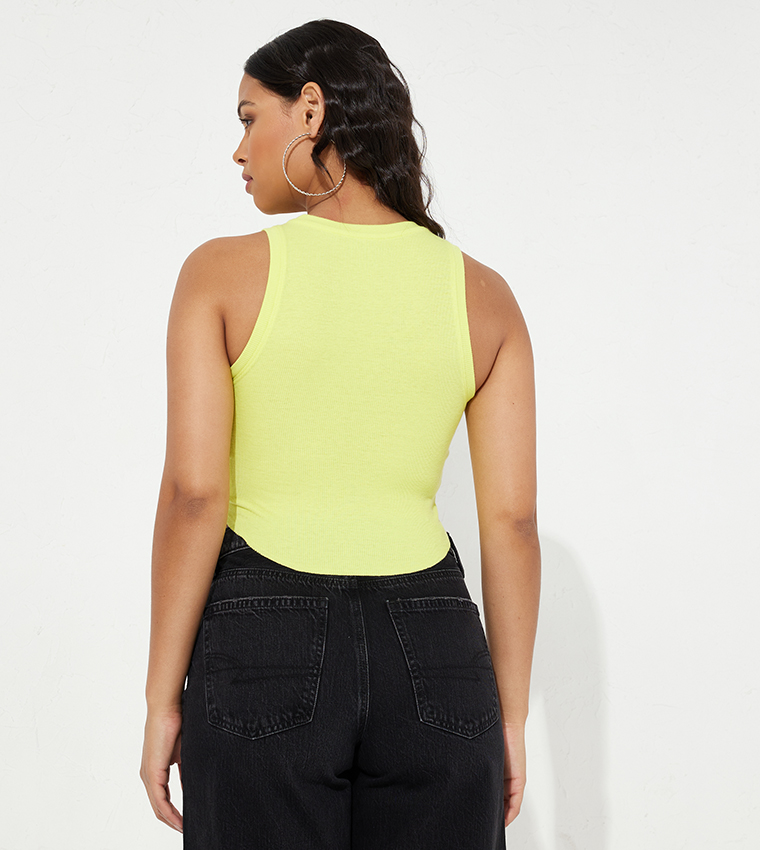Daily Fave Ribbed Cropped Tank Top