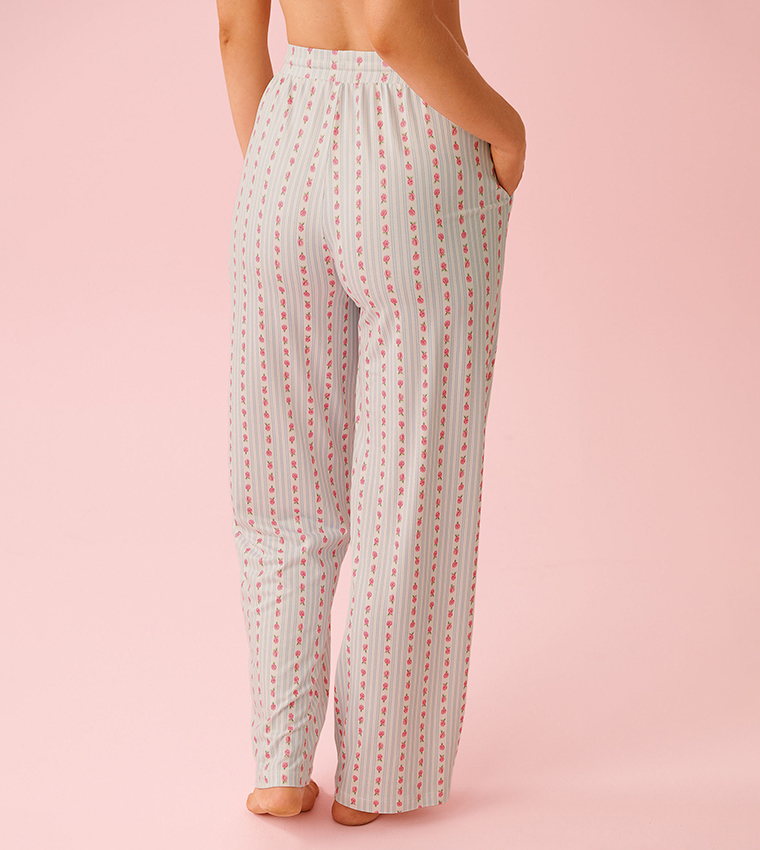 بنطلون بيجاما ناعم جداً بطبعة 