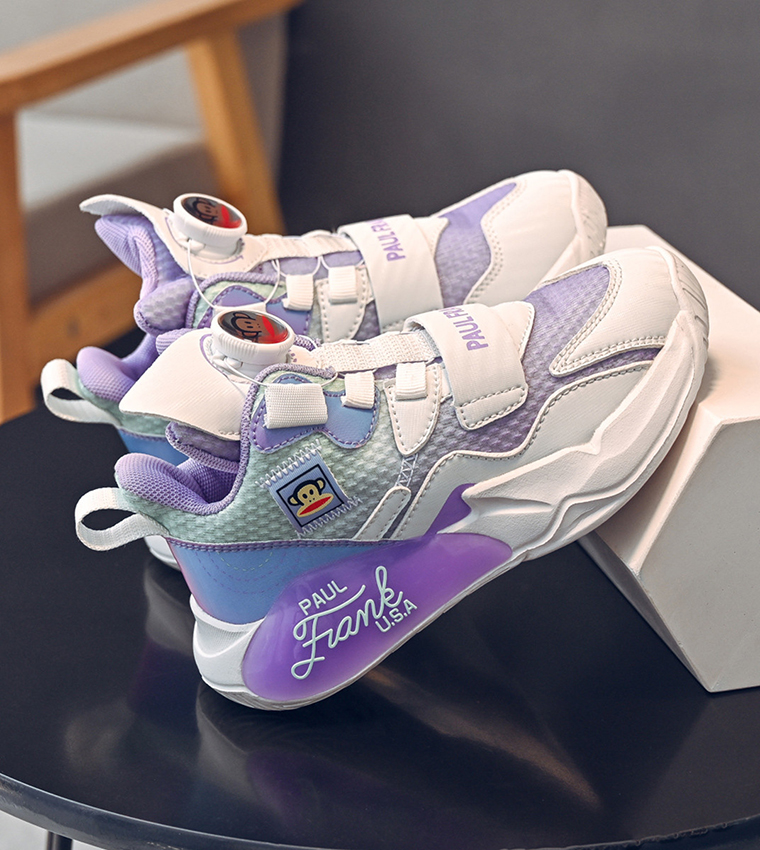 Printed Round Toe Sneakers