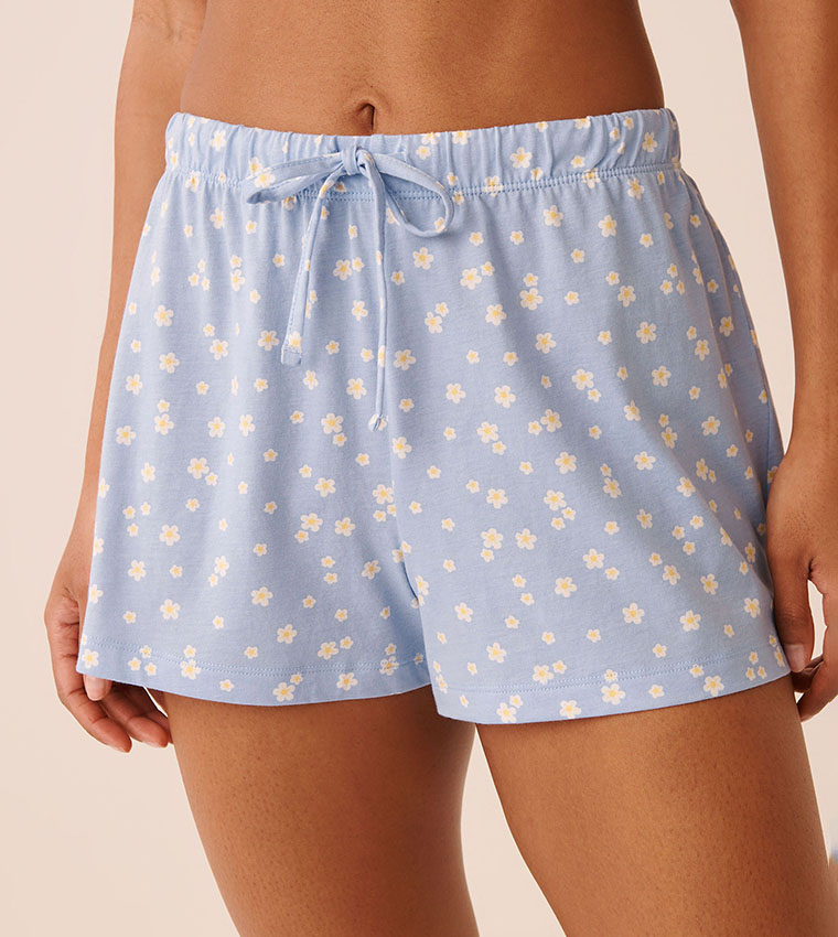 Daisy Print Shirt Pyjama Set