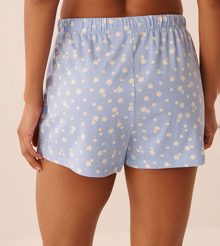 Daisy Print Shirt Pyjama Set