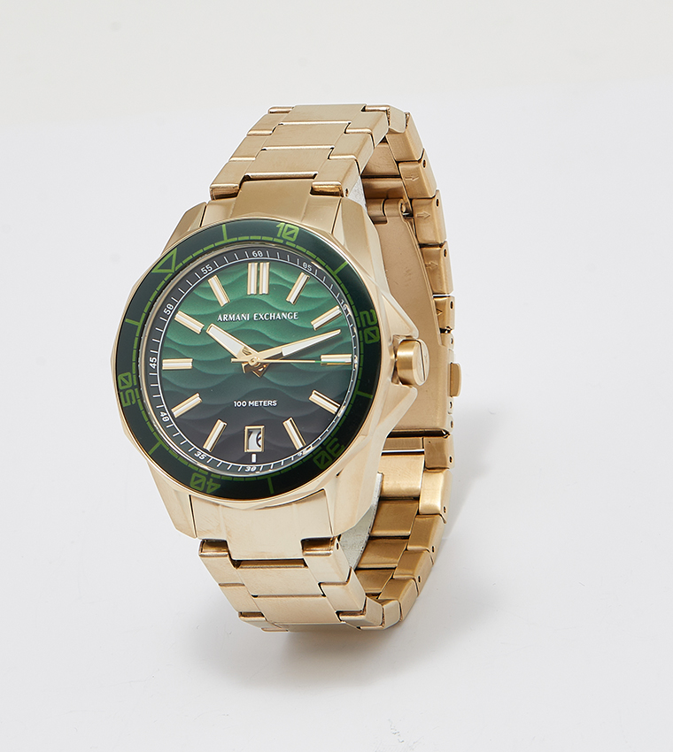 Spencer Green Dial Stainless Steel Watch