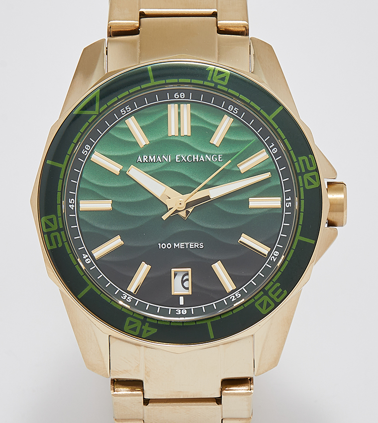 Spencer Green Dial Stainless Steel Watch