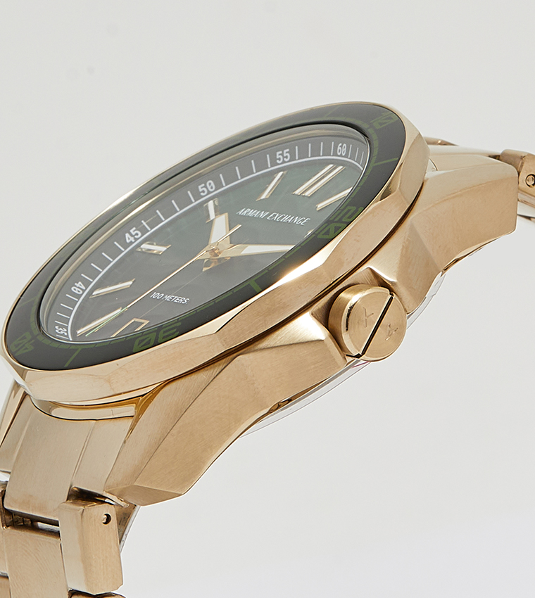 Spencer Green Dial Stainless Steel Watch