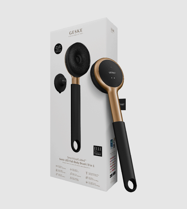 9-in-1 Sonic LED Full-Body Brush