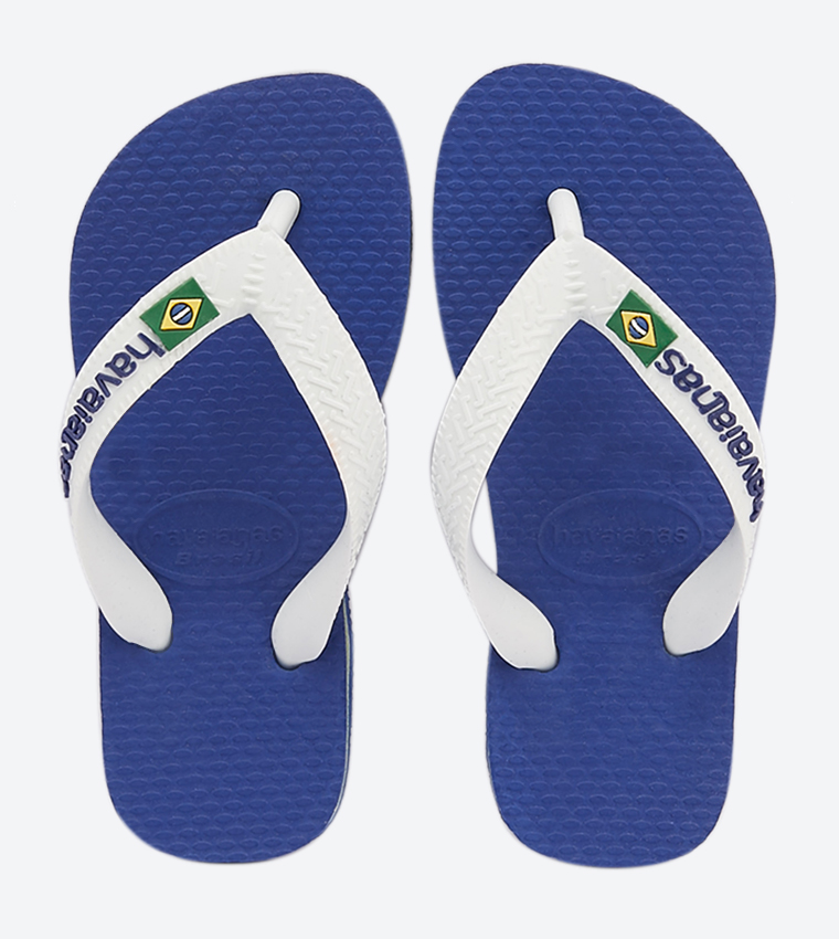 Brasil Logo Mini Me Flip Flops