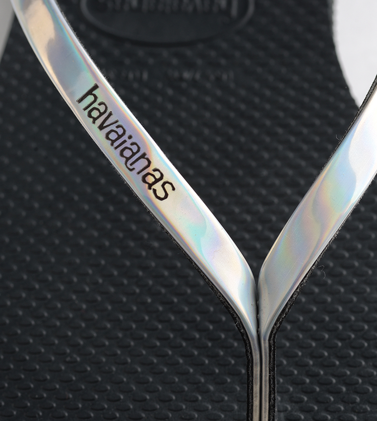 You Metallic Flip Flops