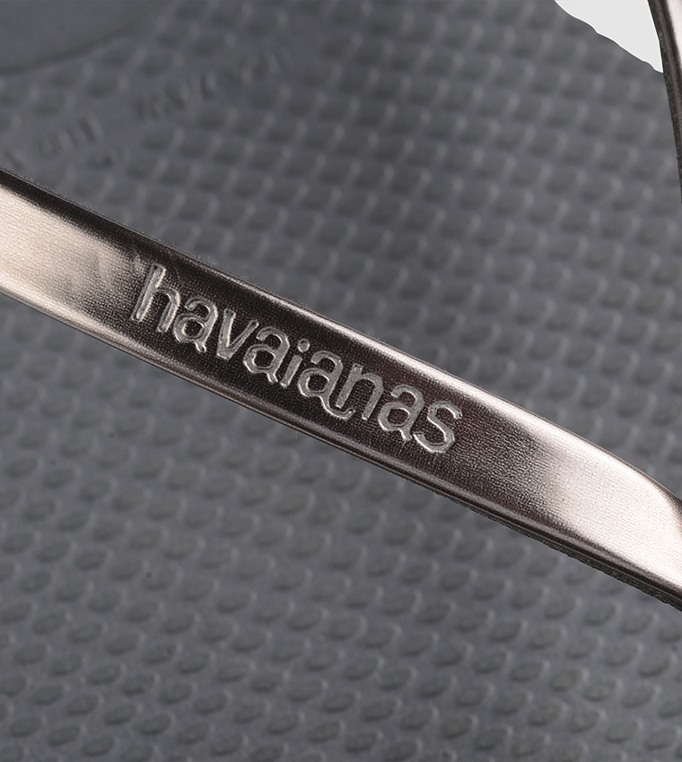 You Metallic Flip Flops