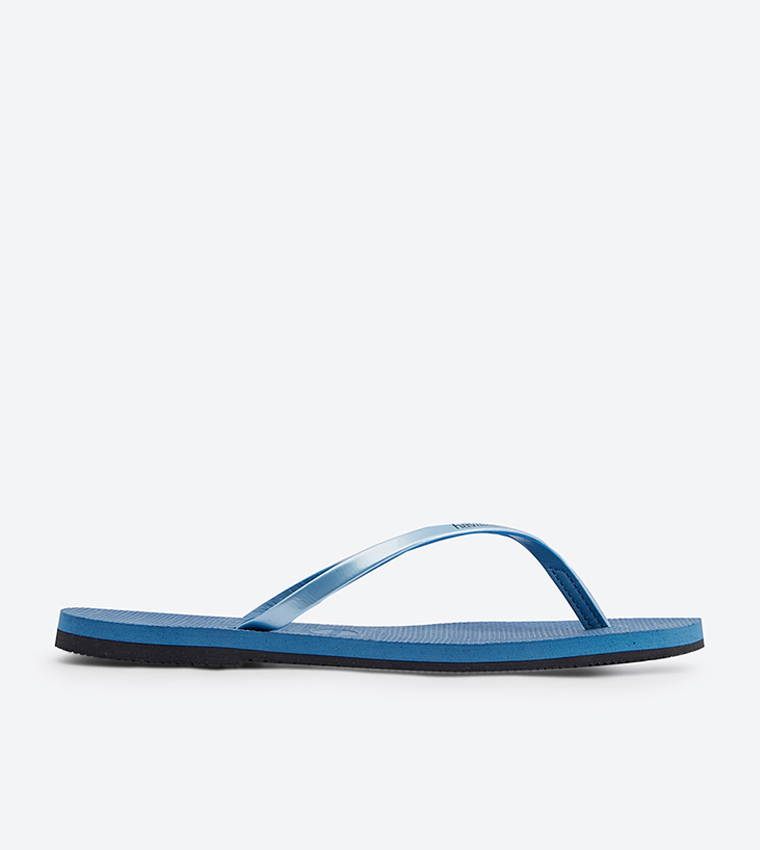 You Metallic Flip-Flops