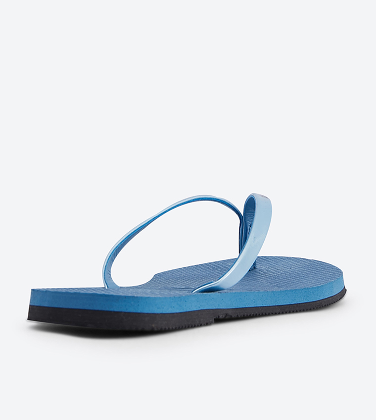 You Metallic Flip-Flops