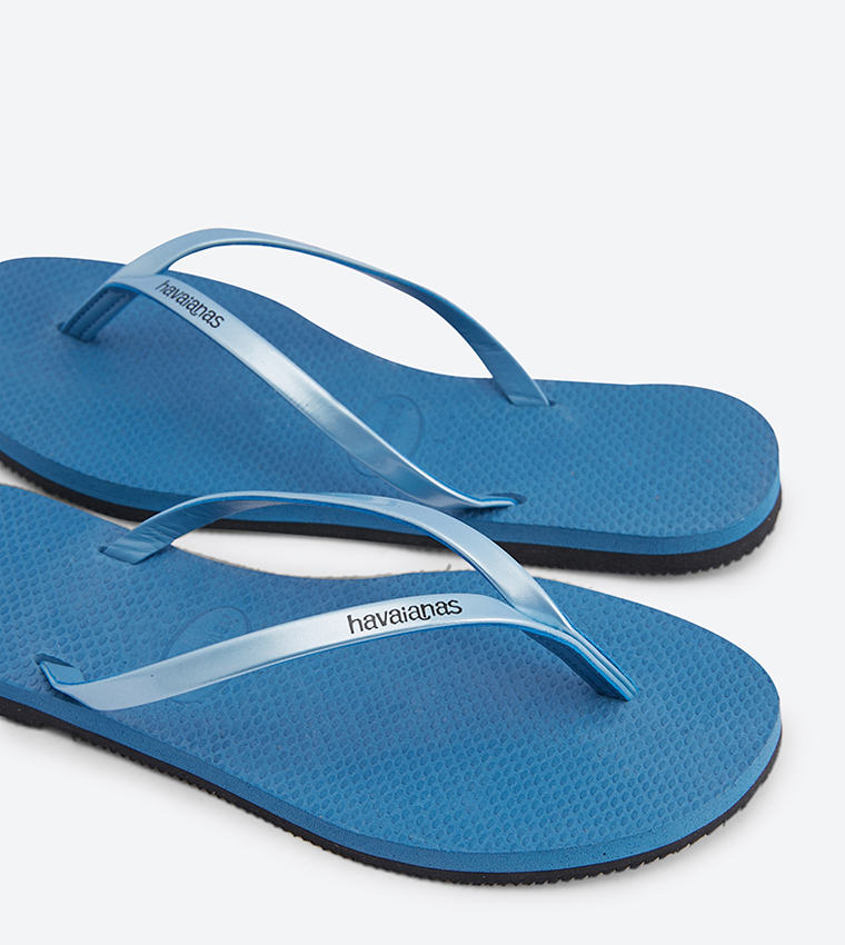You Metallic Flip-Flops