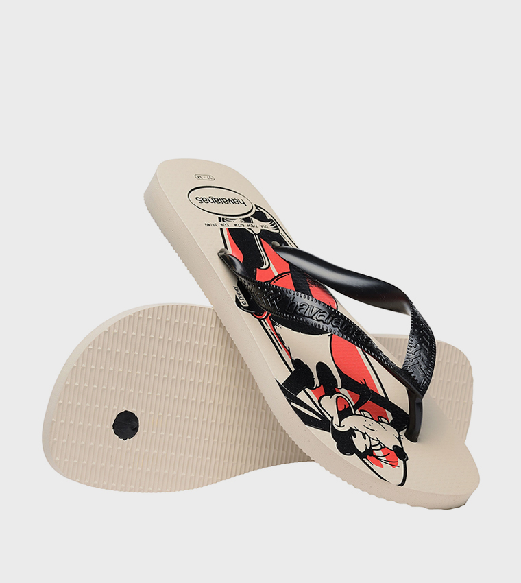 Top Disney Printed Thong-Strap Flip-Flops