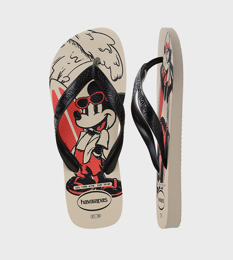 Top Disney Printed Thong-Strap Flip-Flops
