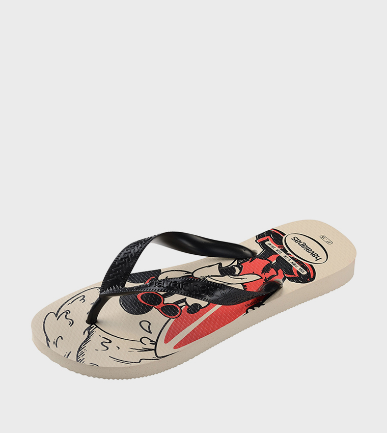 Top Disney Printed Thong-Strap Flip-Flops