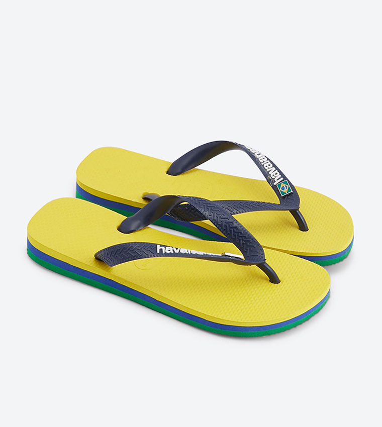 Open Toe Brasil Layers Flip Flops