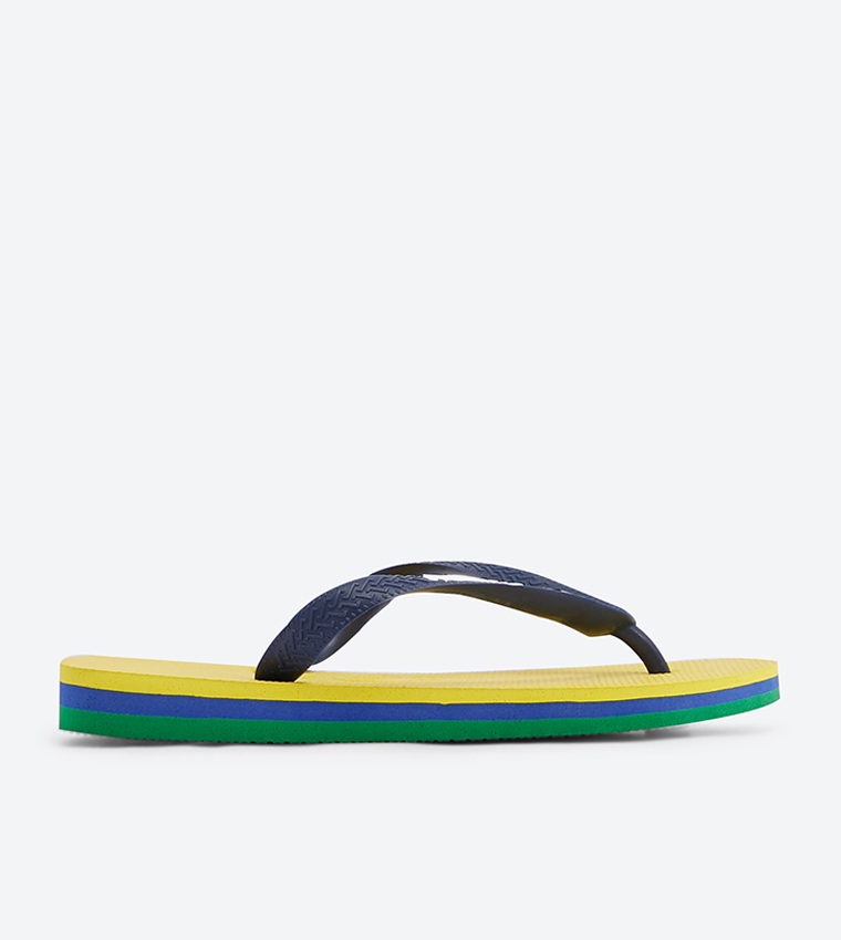 Open Toe Brasil Layers Flip Flops