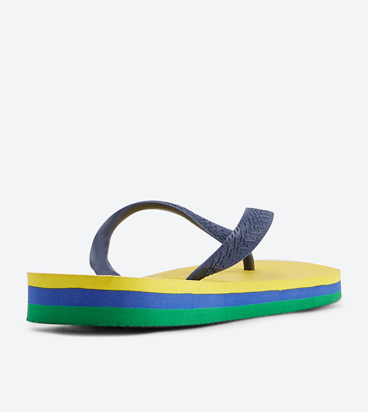 Open Toe Brasil Layers Flip Flops