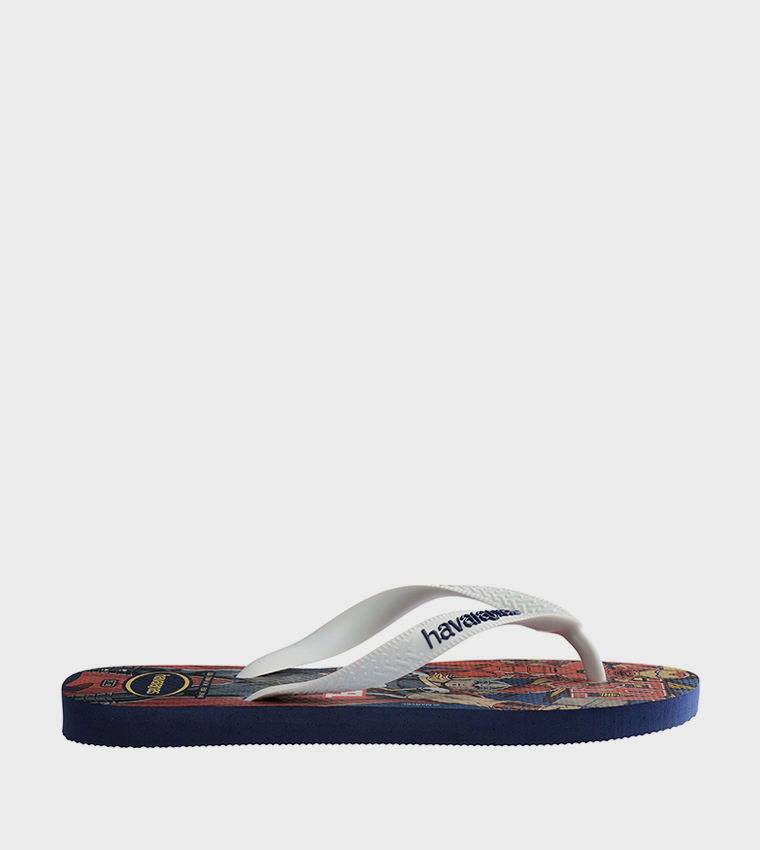 Top Marvel Classics Printed Flip-Flops