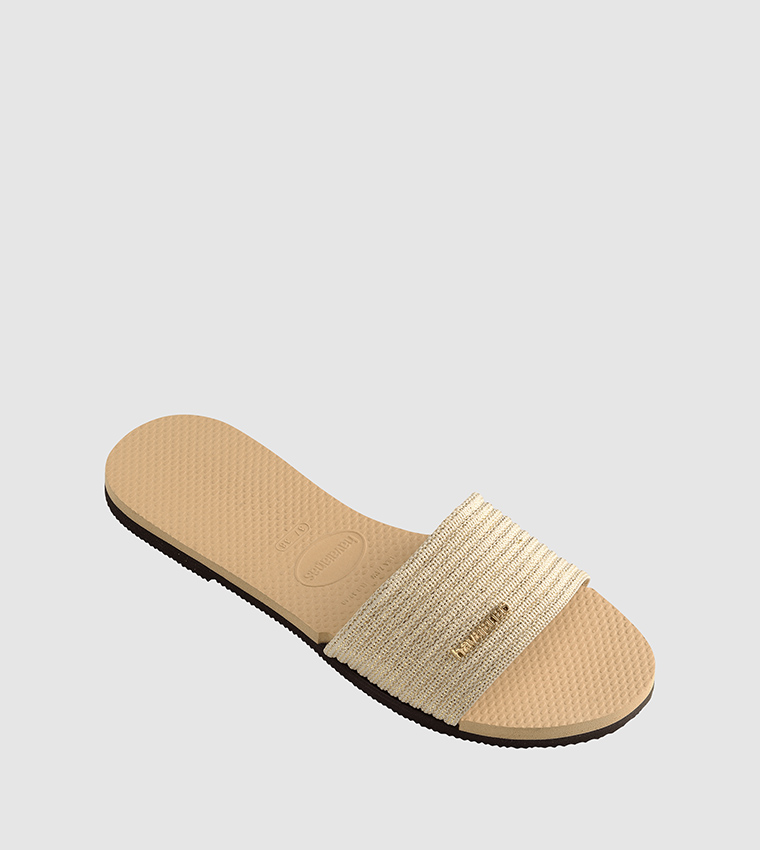 You Malta Metallic Flip Flops