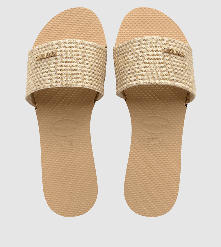 You Malta Metallic Flip Flops