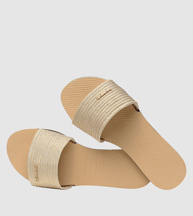 You Malta Metallic Flip Flops