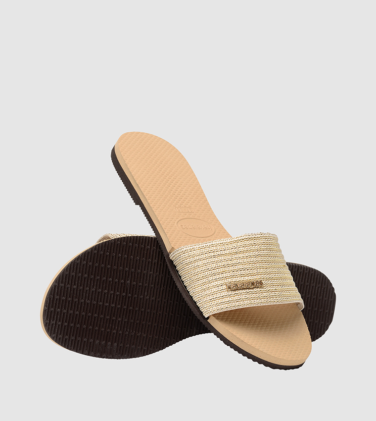 You Malta Metallic Flip Flops