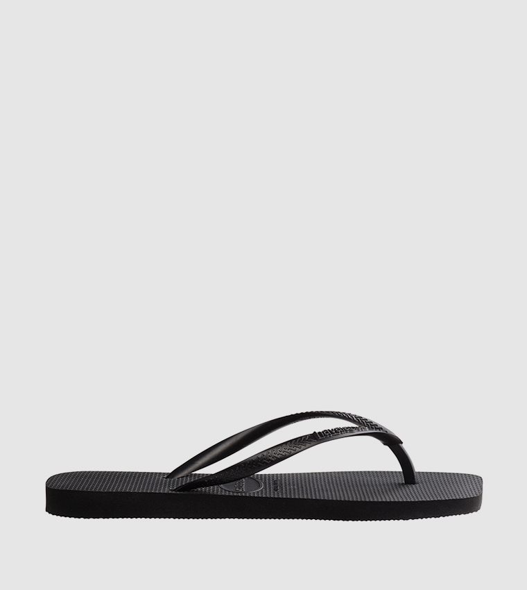 Slim Square Toe Flip-Flops