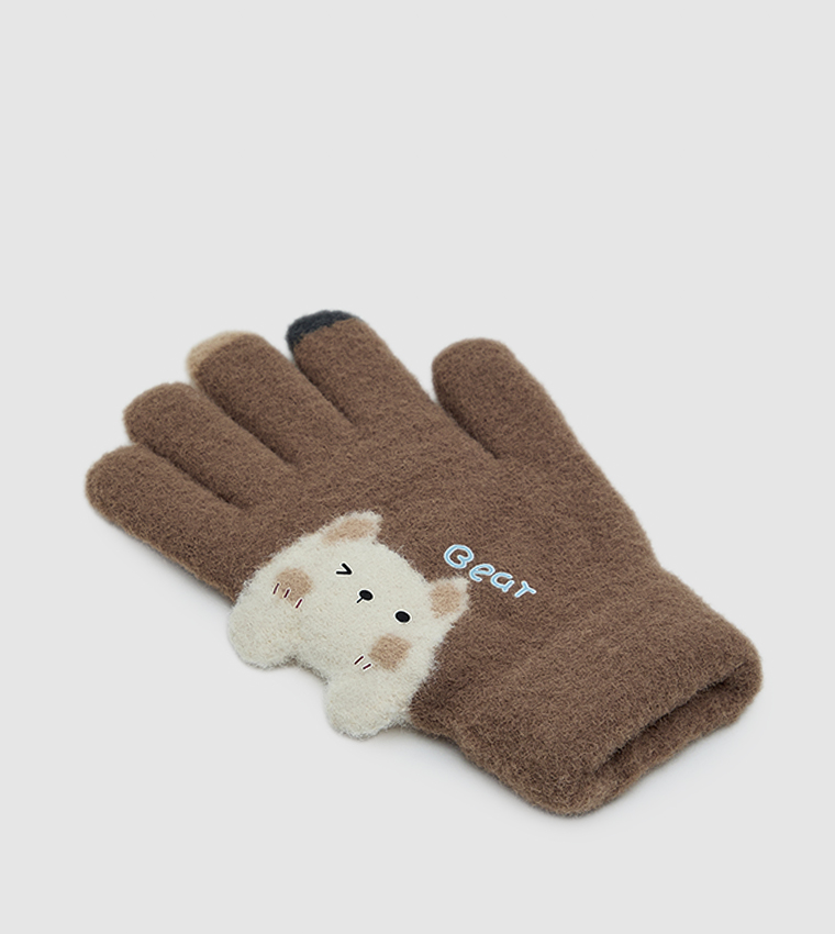 Patterned Winter Gloves