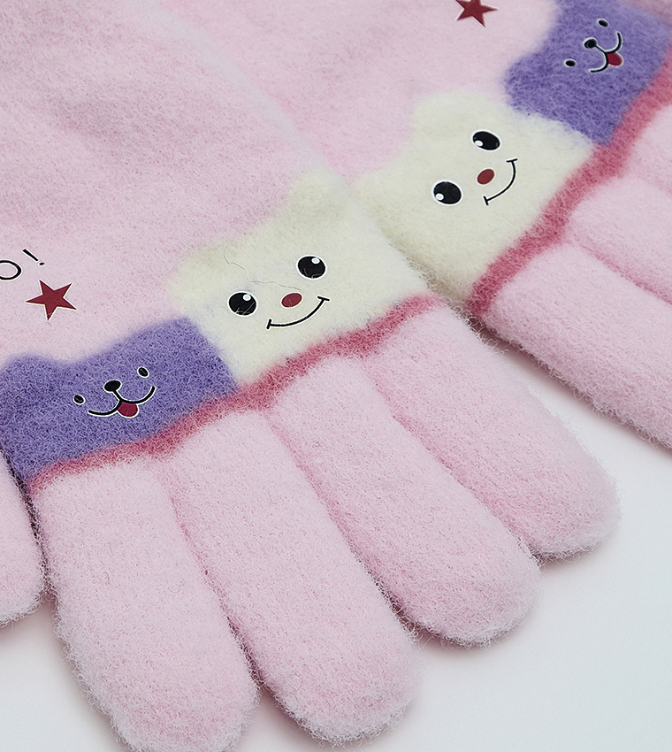 Patterned Winter Gloves
